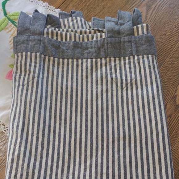 Park B Smith Accents Ticking Stripe Curtains Poshmark